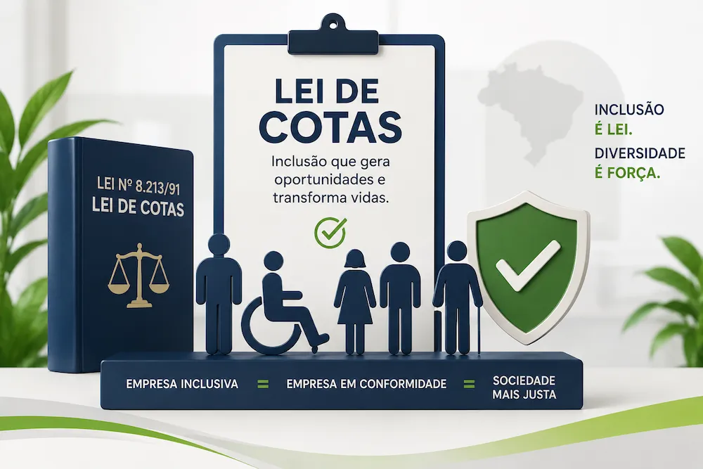 Lei de Cotas para PCD (Lei nº 8.213/91) — inclusão é lei